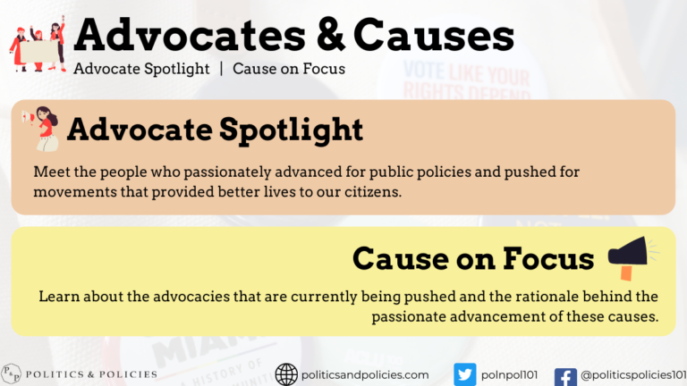 Advocates & Causes - Learn about the Society